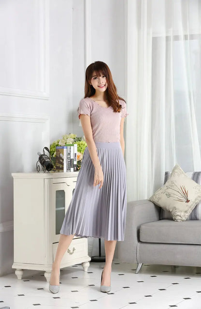 Elegant Pleated Skirt