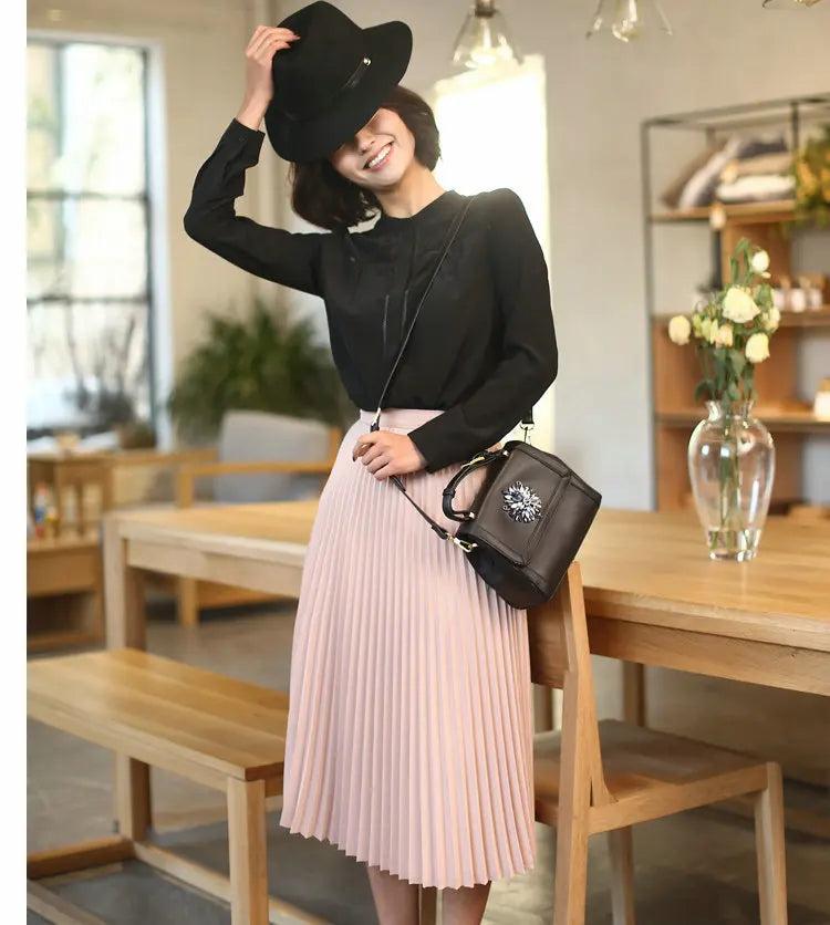 Elegant Pleated Skirt