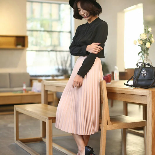 Elegant Pleated Skirt