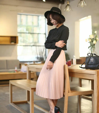 Elegant Pleated Skirt