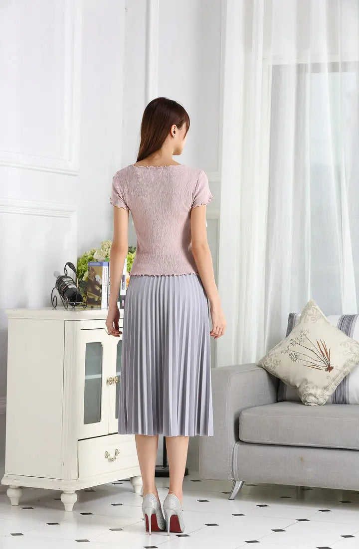 Elegant Pleated Skirt