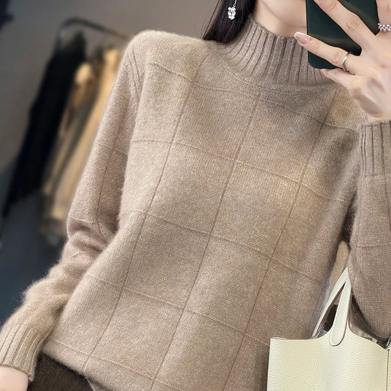 Cashmere Chic: Autumn Elegance Sweater