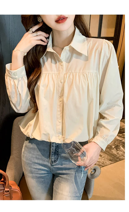 Sweet and Simple Long-Sleeve Shirt