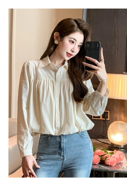 Sweet and Simple Long-Sleeve Shirt