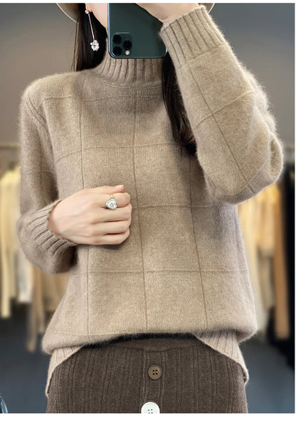 Cashmere Chic: Autumn Elegance Sweater