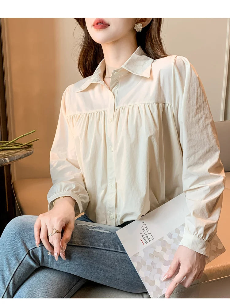 Sweet and Simple Long-Sleeve Shirt