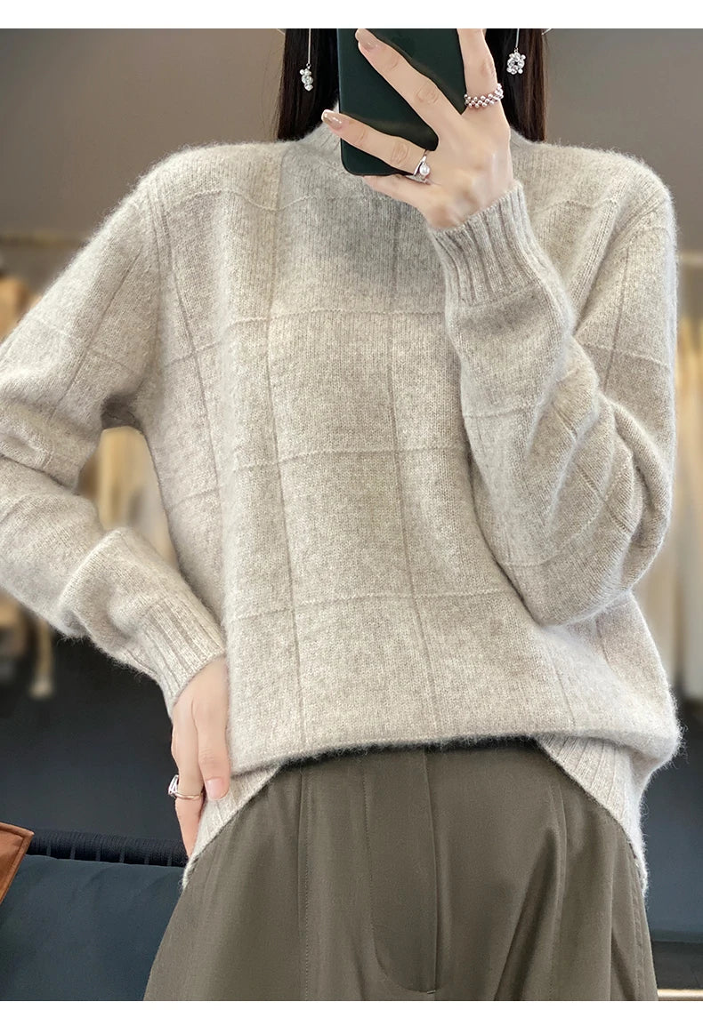 Cashmere Chic: Autumn Elegance Sweater