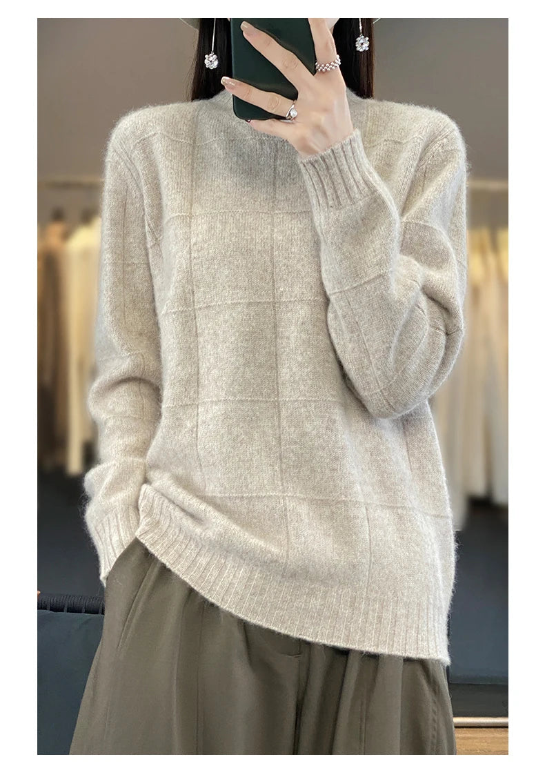 Cashmere Chic: Autumn Elegance Sweater