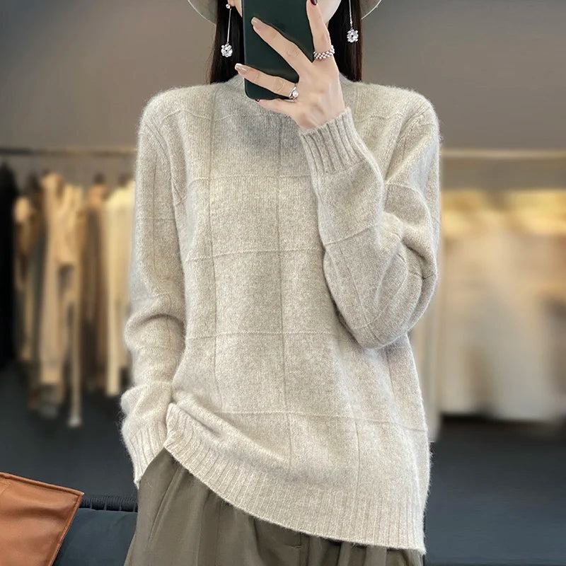 Cashmere Chic: Autumn Elegance Sweater