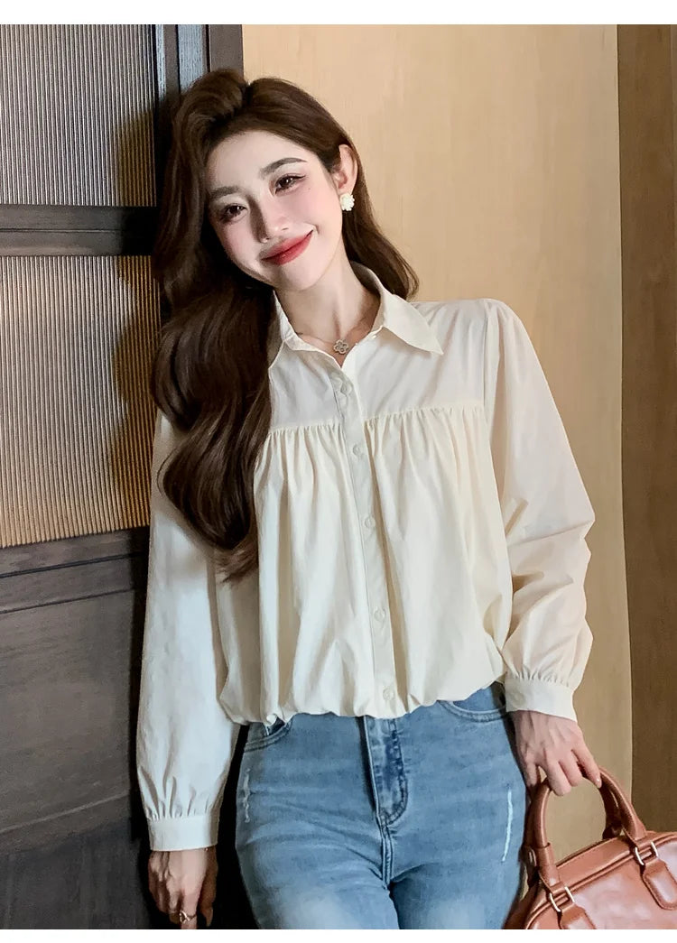 Sweet and Simple Long-Sleeve Shirt