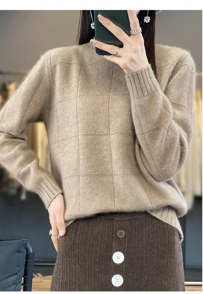 Cashmere Chic: Autumn Elegance Sweater